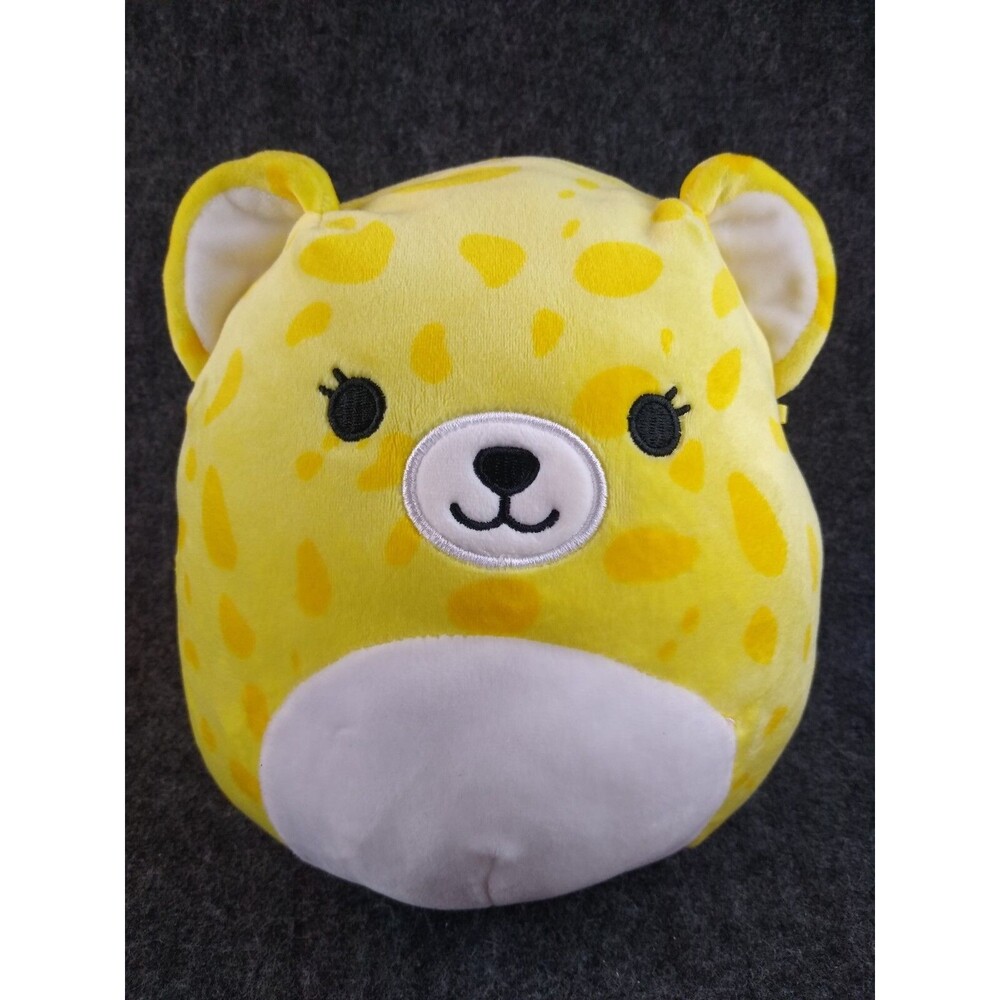 Kellytoy Squishmallows Lexie the Yellow Spotted Cheetah 8" Collectible Plush